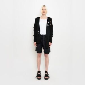 BCBGeneration | Vintage Black Distressed Cardigan Size Medium